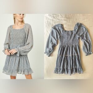 Hayden Smocked Floral Dress, Size S, EUC